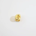 18K gold plated copper bead featuring a polished letter G charm for DIY jewelry making - Gold Letter G