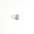 Polished silver uppercase letter C charm bead for DIY personalized jewelry making - Silver Letter C