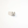 Polished silver 18K gold plated letter H charm bead for DIY necklace and bracelet - Silver Letter H