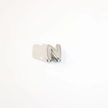 DIY silver metal alphabet letter N pendant bead with polished finish for jewelry making - Silver Letter N