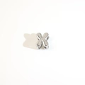 Polished silver alphabet X charm bead for DIY necklaces and bracelets accessories - Silver Letter X