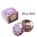 Bluebell scented soy candle in decorative purple tin with dried flowers and matching gift box - Extra Small Bubble Wrap 5.5 X 3.6 Cm. / New Bluebell Pattern