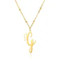 Detail of gold butterfly initial G pendant with intricate bead chain necklace - Letter G Style