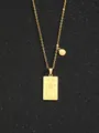 Goldene Skorpion Sternzeichen Kette mit Tarot-Anhänger und astrologischem Symbol - Skorpion - Gold