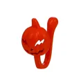 U-shaped copper nose clip with orange Halloween pumpkin jack-o-lantern charm - Orange Pumpkin