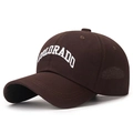 Gorra de béisbol de malla marrón oscuro con bordado de Colorado para actividades al aire libre - Ajustable / Calidad Normal (Algodón Poliéster) / Café Oscuro