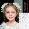 Aurora butterfly self-adhesive face jewels with iridescent crystals for makeup - Aurora Butterfly