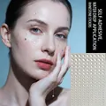 Self-adhesive aurora water drop rhinestone stickers in various sizes for face makeup - Waterdrop Shape Mixed Size