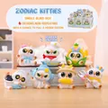 Rotating cat figure from Siamese series in cute maid and chef outfits for desk decor - M432 Siamese Cute Kitten Set 6 / Full Box Set