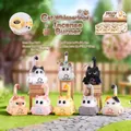 Cat Box Series aroma incense burner figurine in various cute cat breeds for home decor - A138 Meow Talk Mini Incense Burner Box 6 / Random One
