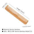 Bamboo disposable comb C13 style with 18.5cm length for hotels and guest houses - Full Tooth Bamboo C13