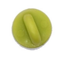 Durable green PVC rubber pin back butterfly clutch for DIY jewelry and brooch making - Grass Green Rubber Pin Back