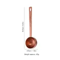 Cuillère doseuse 30ml 2 c.à.s en acier inox 304 or rose avec dimensions et 16,5cm de long - Cuillère 30ml / Or Rose
