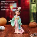 Cute resin Yang Guifei figurine in Hanfu, Q-style girl statue, size 5x2.8x8.6cm - Small Yang Guifei (1060-36)