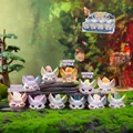 Set mit 8 bunten Fuchs-Duftstein-Figuren mit Kristallsteinen für Heimdekoration - A134 Begegnung Mit Dem Möbelset „little Bean“ 8 / Komplettes Set