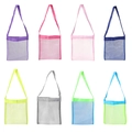 Netz-Strandtaschen-Set in acht verschiedenen Farben für Sandspielzeug-Aufbewahrung - Ohne Schnalle / 21*25CM / 8 Farben Zufällig