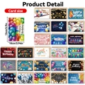 Assorted set of 24 creative birthday greeting cards with envelopes and stickers - S953# / 24-Piece Set (With 24 Envelopes)