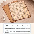 Cooling pet mat in star pattern and grid styles with various sizes for dogs and cats - M / 50*40cm / Yellow Star Double Sided Mat