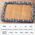 Alfombrilla refrescante para perros y gatos con tabla de tallas de S a XXL - S / 40*30cm / Gato de la Suerte Azul