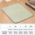 Cooling pet mat size chart from S to XXL for dogs and cats up to 35kg capacity - Green Vines / Size Xl (70*55cm) (recommended For Those Under 40 Catties)