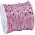 Pink 72 nylon cord on a white spool for DIY jewelry making and braided bracelets - Light Gray Pink