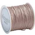 Spool of light champagne 72 jade cord for DIY necklace and bracelet weaving materials - Lotus root pink