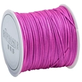 Vibrant rose red braided cord roll for DIY jewelry making on white spool - Orchid Purple