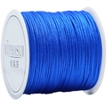 Blue nylon cord spool for DIY jewelry weaving and handmade bracelet braided string - Sapphire Blue