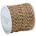Colorful multi-strand 72 jade thread spool for DIY jewelry braiding and craft making - Multicolor