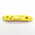 Pince à cheveux en résine jaune vif avec motif citron et strass colorés pour femmes - Style Citron Jaune (NXF00443) Pince à Ressort