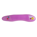 Barrette à cheveux violette en résine ornée de strass multicolores aux extrémités - Style Violet Brillant (NXF00444) Pince à Ressort