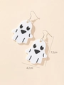 Macro di orecchini a fantasma in acrilico per Halloween con dimensioni di 7,2 cm per 4,2 cm - Stile Fantasma 5