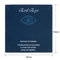 Tarjeta cuadrada azul marino Evil Eye para joyas con significado protector, 70 mm - Tarjeta Azul Mal de Ojo (K100) / 70mm*70mm