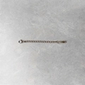 Silver stainless steel extension chain for jewelry with lobster clasp and metal bar tag - Small / Steel