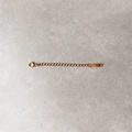 Rose gold stainless steel necklace extender chain with lobster clasp and metal tag - Small / Rose Gold
