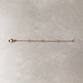 Rose gold stainless steel extension chain with lobster clasp and four adjustment rings - Long / Rose Gold