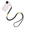 Handmade colorful Heishi bead crossbody phone lanyard in bohemian style for smartphones - Bohemian Heishi Beads Style (SZ-A220020A)