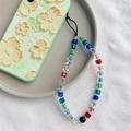 Cordón para móvil con cuentas de cristal de colores y cubos transparentes elegantes - Estilo Multicolor (SJ-A230004A)