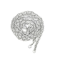 Catena a tracolla versatile da 87cm in metallo argento con chiusura a moschettone - Catena Lunga in Giuntura Argento (YS-A250046A)