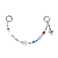 Colorful beaded phone strap with star and heart charms for bags and keys - Colorful Beads and Phantom Star Heart Style (YS-A250028A)