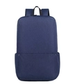 Simple and lightweight navy blue travel backpack for men and women student school bag - Small / Dark Blue (No Tag)