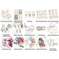 Mermaid keychain hardware collection in varied colors, lobster clasps and metal rings - Change Clasp Contact Service