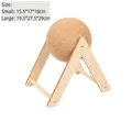 Sisal hemp cat scratching ball toy with stable V-shaped solid wood frame in small size - MDF V-Stand Small