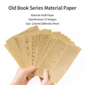 Vintage-Kraftpapier-Set mit 57 Blatt alter Buchseiten und Noten für Scrapbooking - Kraftpapier-Serie