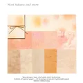 Vintage Yingxue series scrapbook paper with embossed textures for DIY background crafts - Sakura Snow