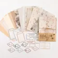 Vintage botanical material pack with floral papers and frames for scrapbooking DIY - Whispering Flowers