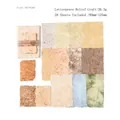 Vintage craft paper set with letterpress texture and assorted earthy tones for journaling - Paper - Silk Memory