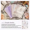 No.04 Purple Smoke vintage junk journal papers including lace mesh and stone texture - Purple Haze