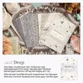 Vintage scrapbooking material paper set in No. 08 Deep style for DIY background deco - Profound