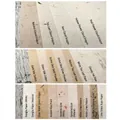 Vintage handmade art paper variants including Yunlong and plant fiber textures - A5 Ancient Chinese Charm: 20 Different Patterns 2 Sheets Each --- Inventory Warning